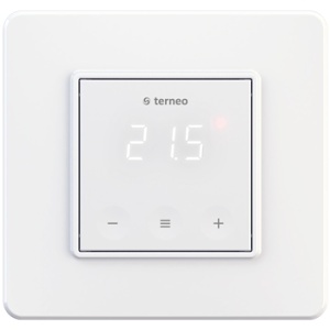TERNEO S Терморегулятор с сенсорным управлением, для теплого пола, белый