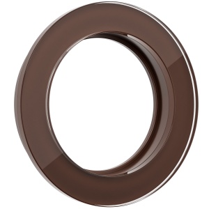 Рамка на 1 пост Werkel Favorit Runda, цвет коричневый