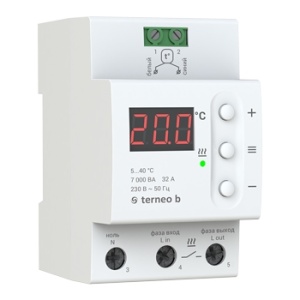 TERNEO B32A Цифровой термостат повышенной мощности для теплого пола