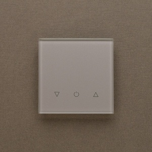 Сенсорный сценарный выключатель DeLUMO 0627 TAUPE METAL (КАКАО)