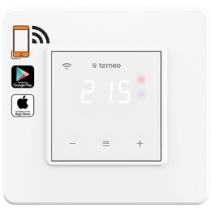 TERNEO SX Терморегулятор Wi-Fi c сенсорным управлением для теплого пола, белый