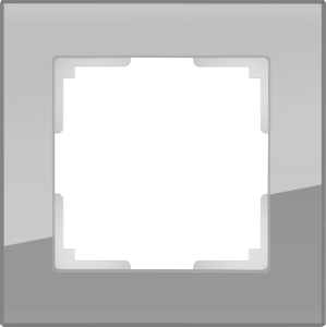 Рамка на 1 пост Werkel Favorit стекло, серый