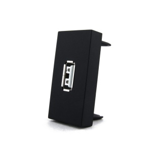 USB розетка вставка Livolo, черная